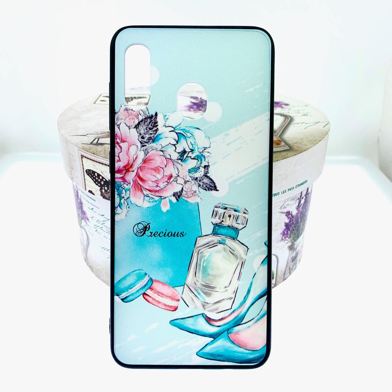 Чехол накладка BRF для SAMSUNG Galaxy A30 (SM-A305), силикон, рисунок Духи и туфельки. Чехол накладка BRF для SAMSUNG Galaxy A30 (SM-A305), силикон, рисунок Духи и туфельки.