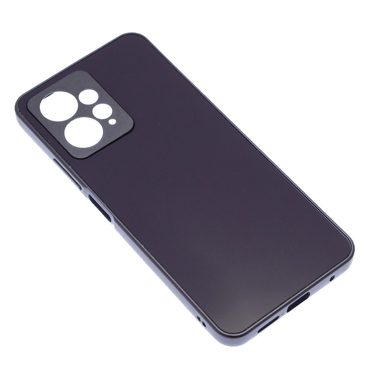 Чехол накладка для XIAOMI Redmi Note 12 4G, защита камеры, силикон, пластик, цвет темно фиолетовый Чехол накладка для XIAOMI Redmi Note 12 4G, защита камеры, силикон, пластик, цвет темно фиолетовый