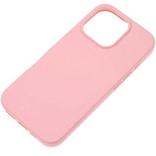 Чехол накладка Silicone Case для APPLE iPhone 16 Pro, силикон, бархат, цвет розовый