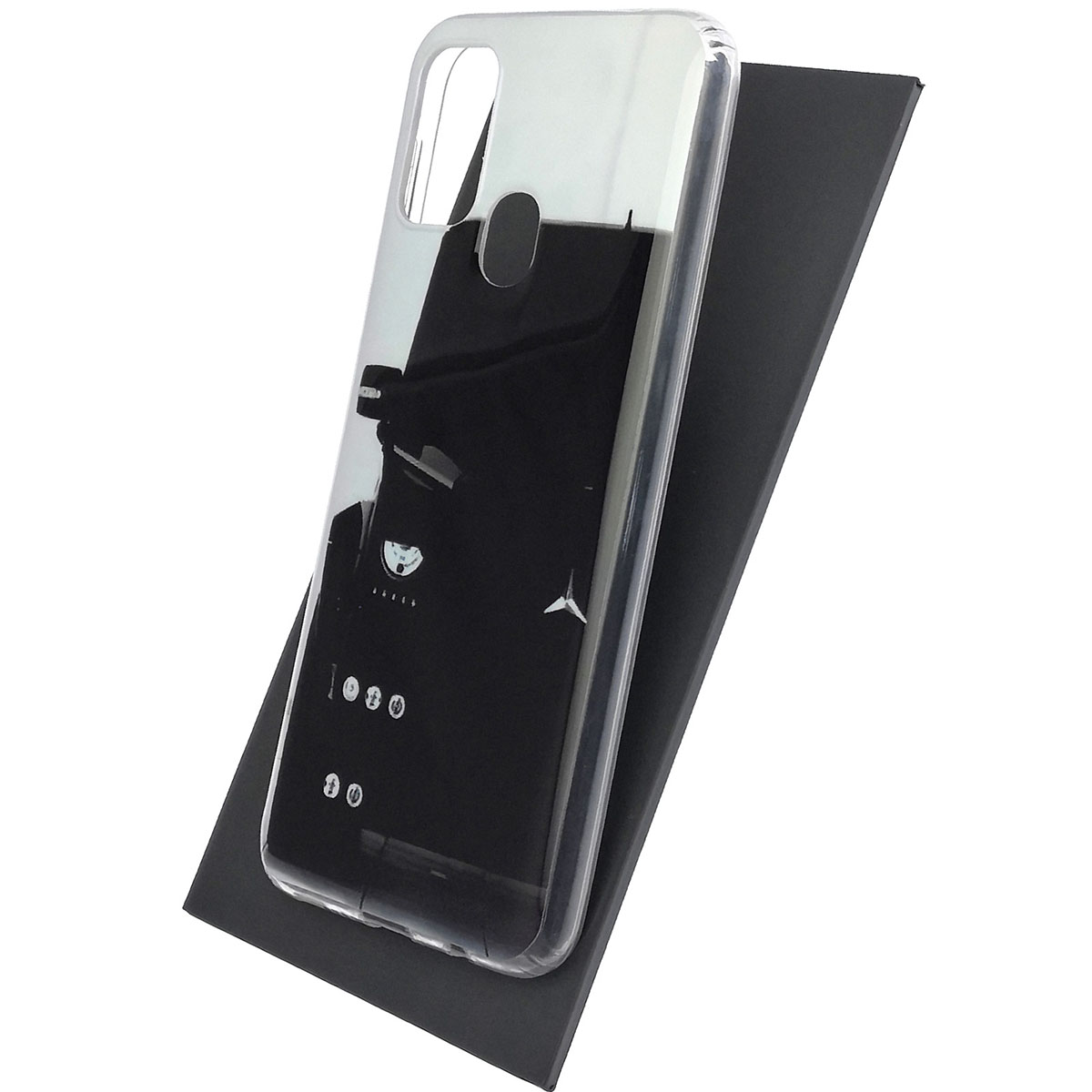 Чехол накладка Vinil для SAMSUNG Galaxy M31 (SM-M315), силикон, рисунок Мерседес