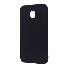 Чехол накладка Fashion Case для SAMSUNG Galaxy J3 2017 (SM-J330), силикон, цвет черный.