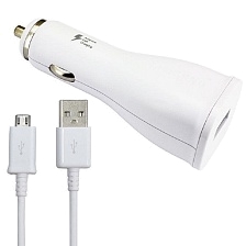 АЗУ SAMSUNG Micro 2в1 Fast charge 2mAh (1USB), цвет белый.