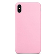 Чехол накладка для APPLE iPhone X, XS, силикон, цвет розовый. Чехол накладка для APPLE iPhone X, XS, силикон, цвет розовый.