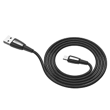 Кабель HOCO X39 Titan Micro USB, 2.4A, длина 1 метр, цвет черный Кабель HOCO X39 Titan Micro USB, 2.4A, длина 1 метр, цвет черный