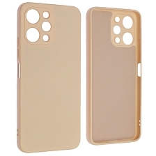 Чехол накладка NANO для XIAOMI Redmi 12 4G, защита камеры, силикон, бархат, цвет розовый песок Чехол накладка NANO для XIAOMI Redmi 12 4G, защита камеры, силикон, бархат, цвет розовый песок