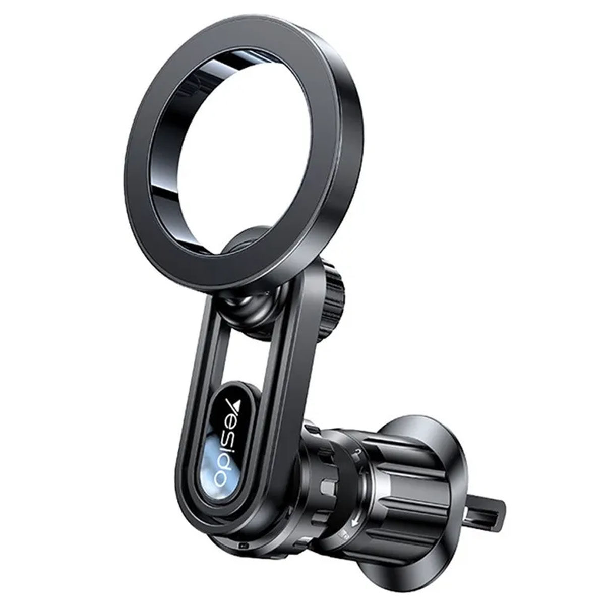Автомобильный магнитный держатель YESIDO C157 с креплением под MagSafe для смартфона, в решетку воздуховода, цвет черный
