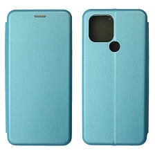 Чехол книжка STYLISH для Redmi A1 Plus, Redmi A2 Plus, POCO C51, экокожа, визитница, цвет голубой