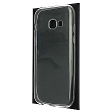 Чехол накладка для SAMSUNG Galaxy A3 2017 (SM-A320), силикон, ультратонкий, цвет прозрачный