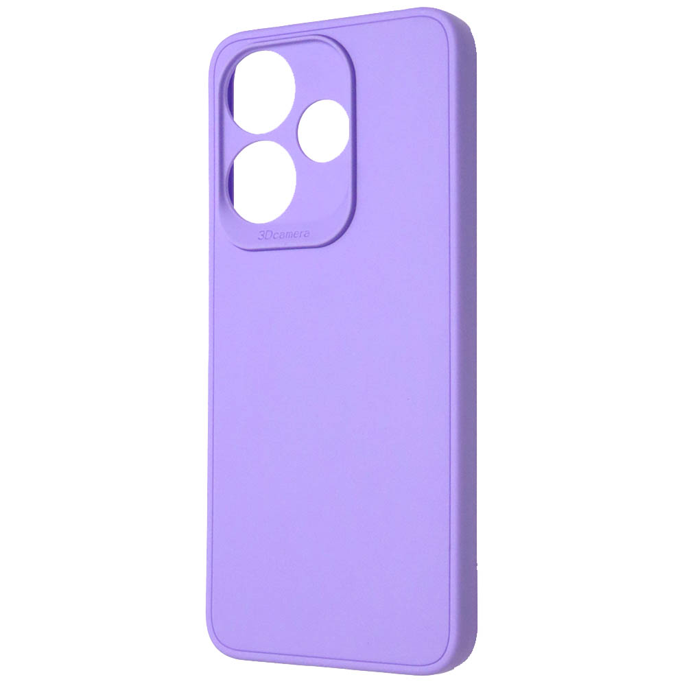Чехол накладка для XIAOMI Redmi 13, POCO M6 4G, защита камеры, силикон, цвет сиреневый