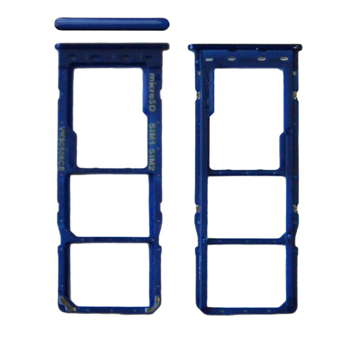 SIM лоток, держатель сим карты SAMSUNG Galaxy A10 (SM-A105), цвет синий