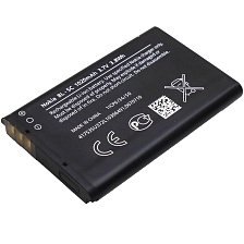 АКБ (Аккумулятор) MOXOM BL-5C для мобильных телефонов NOKIA, teXet TM-122, 1020mAh, 3.85V