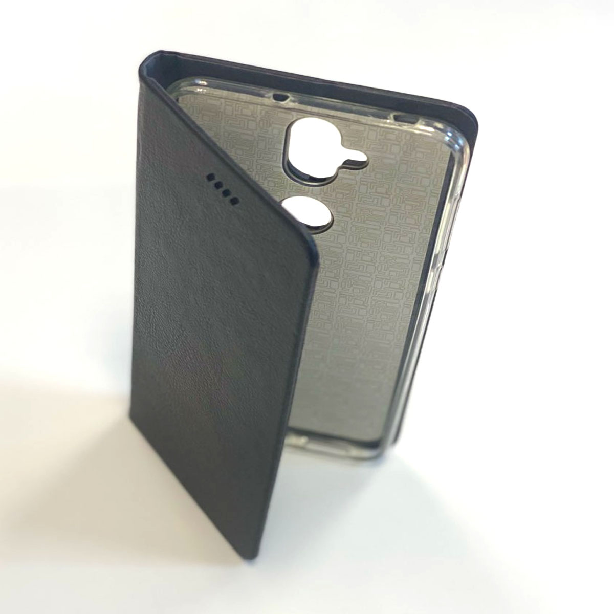 Чехол книжка для ASUS ZenFone 5 LITE 2018 ZC600KL, экокожа, силикон, с визитницей, цвет черный Чехол книжка для ASUS ZenFone 5 LITE 2018 ZC600KL, экокожа, силикон, с визитницей, цвет черный