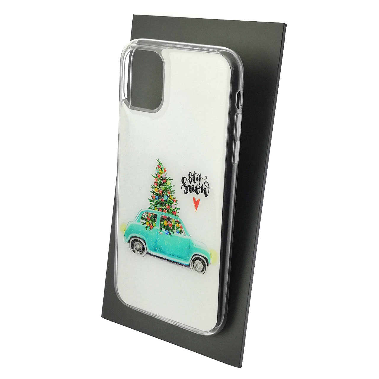 Чехол накладка для APPLE iPhone 11, силикон, глянцевый, блестки, рисунок Fetil Snow Чехол накладка для APPLE iPhone 11, силикон, глянцевый, блестки, рисунок Fetil Snow