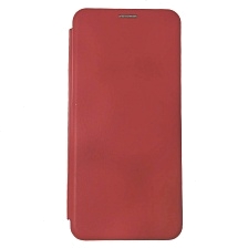 Чехол книжка STYLISH для TECNO Camon 17P, экокожа, визитница, цвет красный