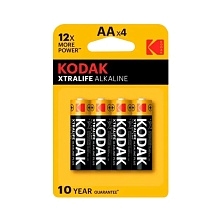Батарейка KODAK XTRALIFE LR6 AA BL4 Alkaline 1.5V