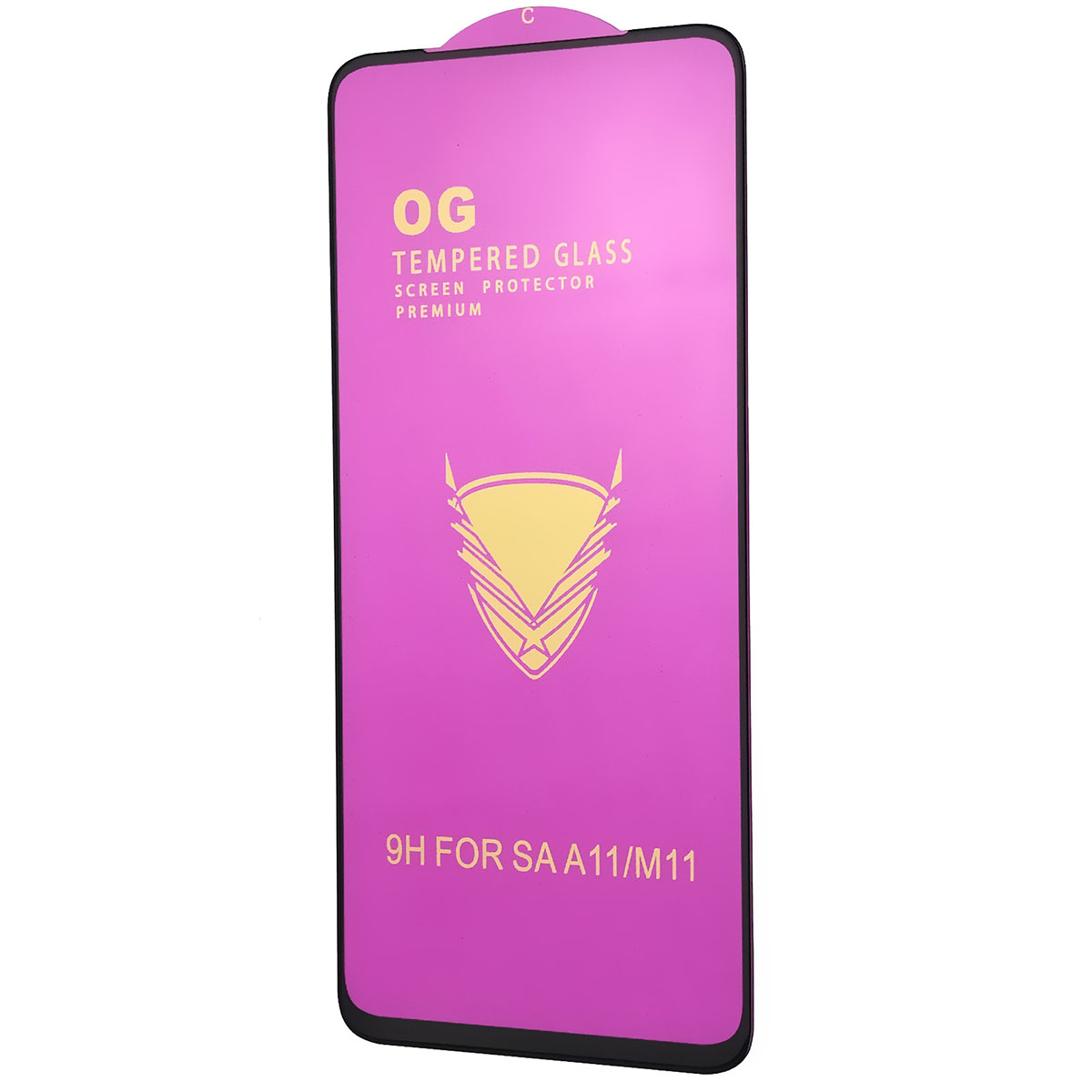 Защитное стекло 9H OG ARMOR для SAMSUNG Galaxy A11 (SM-A115), Galaxy M11 (SM-M115), цвет окантовки черный.