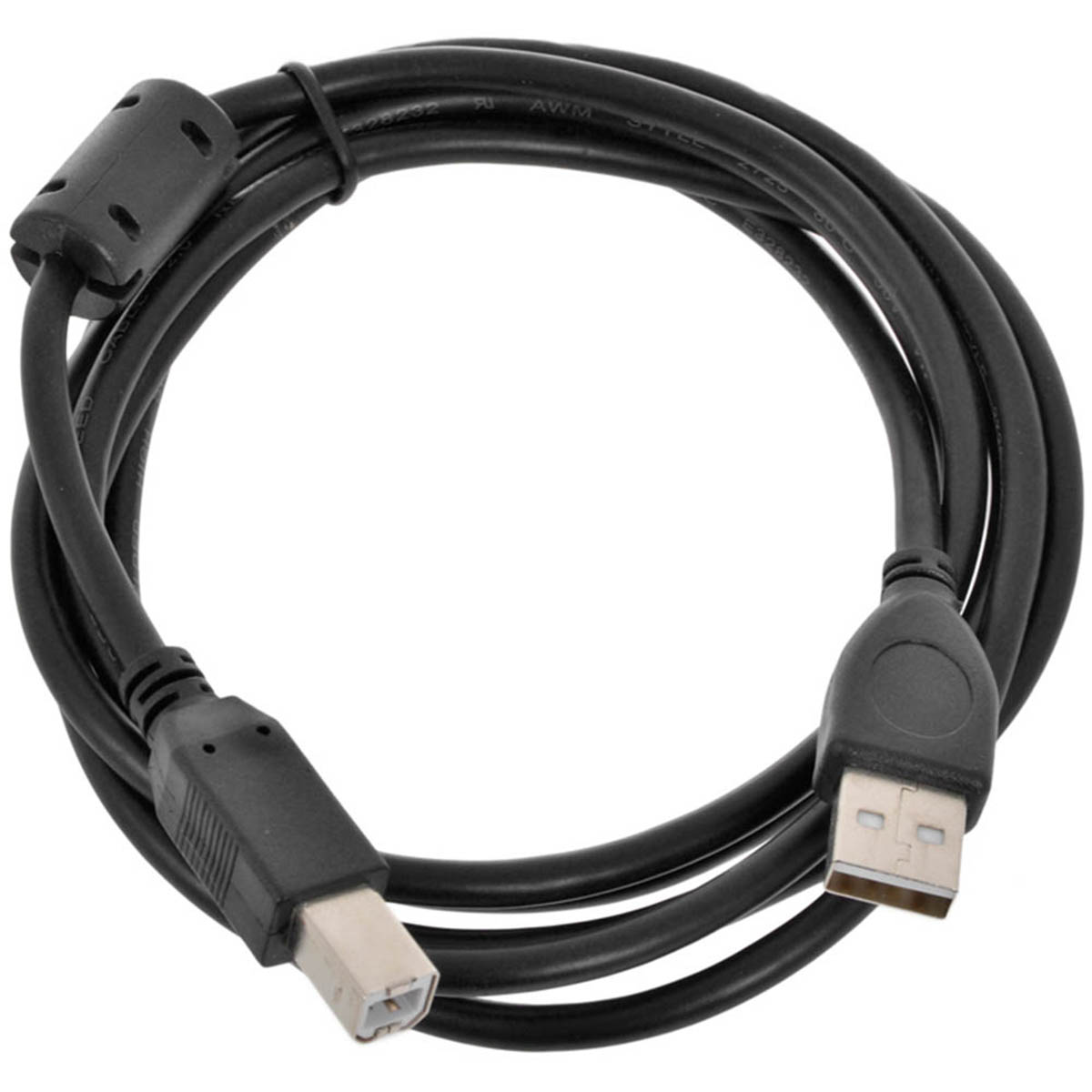 Кабель Am-Bm (AM/BM) для принтера, сканера, USB 2.0, длина 3 метра, цвет черный