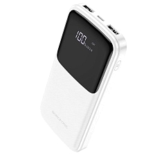 Внешний портативный аккумулятор, Power Bank BOROFONE BJ17 Oceanic, 10000 mAh, цвет белый (уценка) Внешний портативный аккумулятор, Power Bank BOROFONE BJ17 Oceanic, 10000 mAh, цвет белый (уценка)