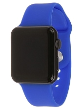 Ремешок для Apple Watch спортивный "Sport", размер 42-44 mm, цвет ярко синий Ремешок для Apple Watch спортивный "Sport", размер 42-44 mm, цвет ярко синий