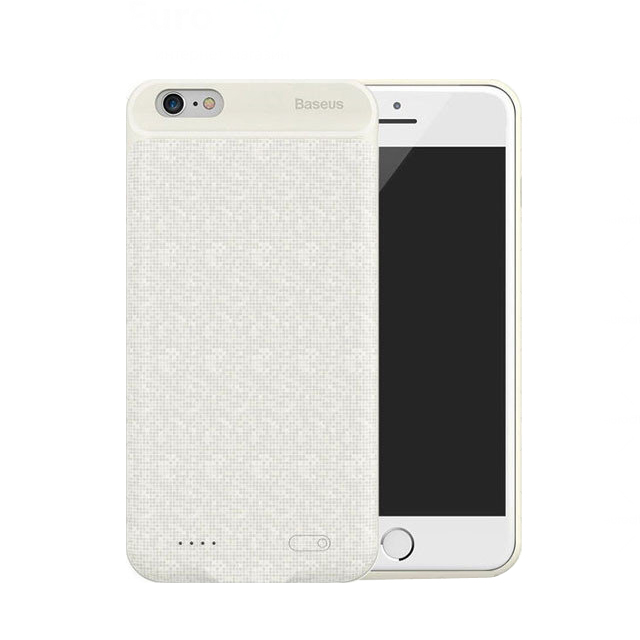 Чехол аккумулятор, Power Bank BASEUS для APPLE iPhone 7, 8 plus, 7300 mAh, цвет белый (уценка) Чехол аккумулятор, Power Bank BASEUS для APPLE iPhone 7, 8 plus, 7300 mAh, цвет белый (уценка)