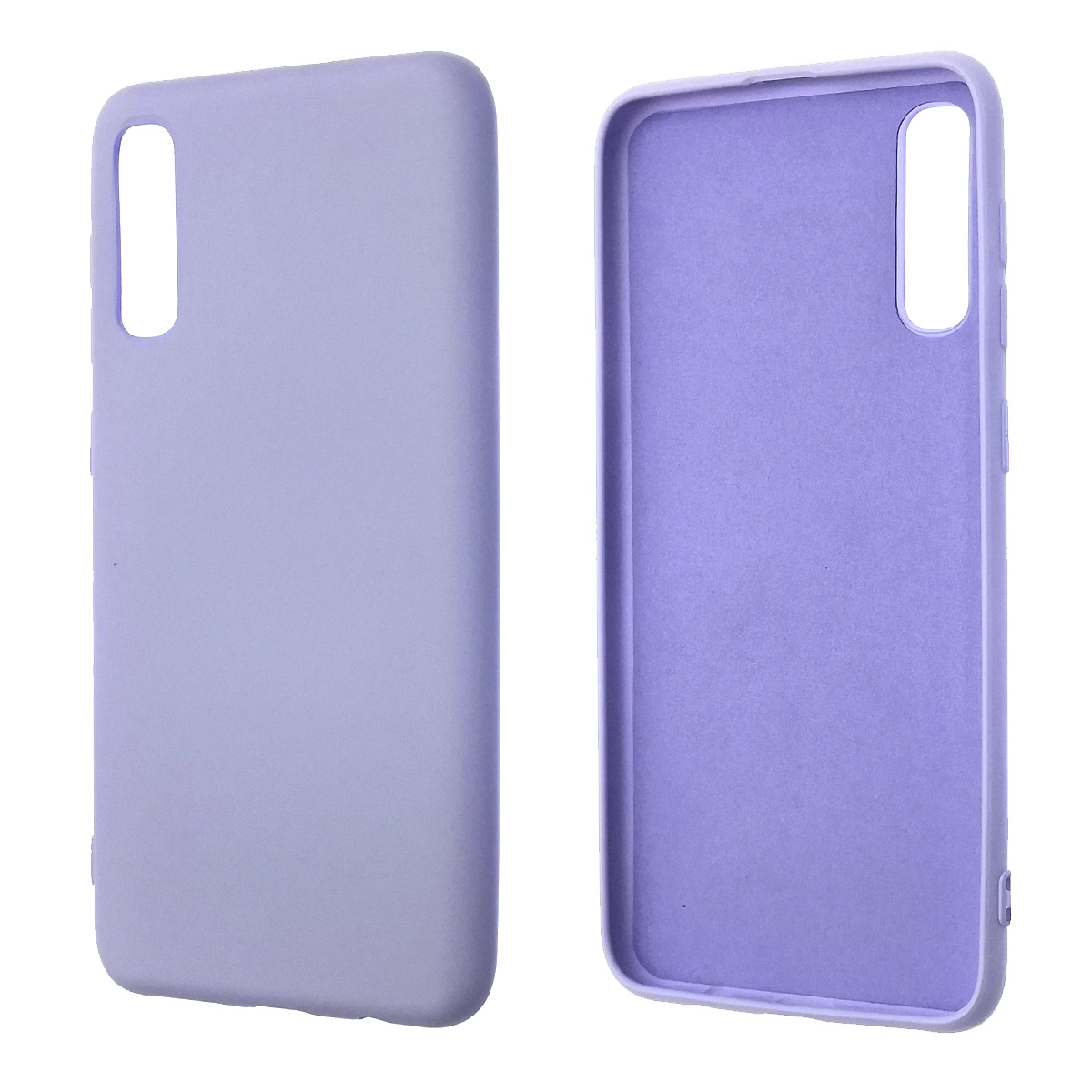 Чехол накладка NANO для SAMSUNG Galaxy A50 (SM-A505), A30s (SM-A307), A50s (SM-A507), силикон, бархат, цвет сиреневый Чехол накладка NANO для SAMSUNG Galaxy A50 (SM-A505), A30s (SM-A307), A50s (SM-A507), силикон, бархат, цвет сиреневый