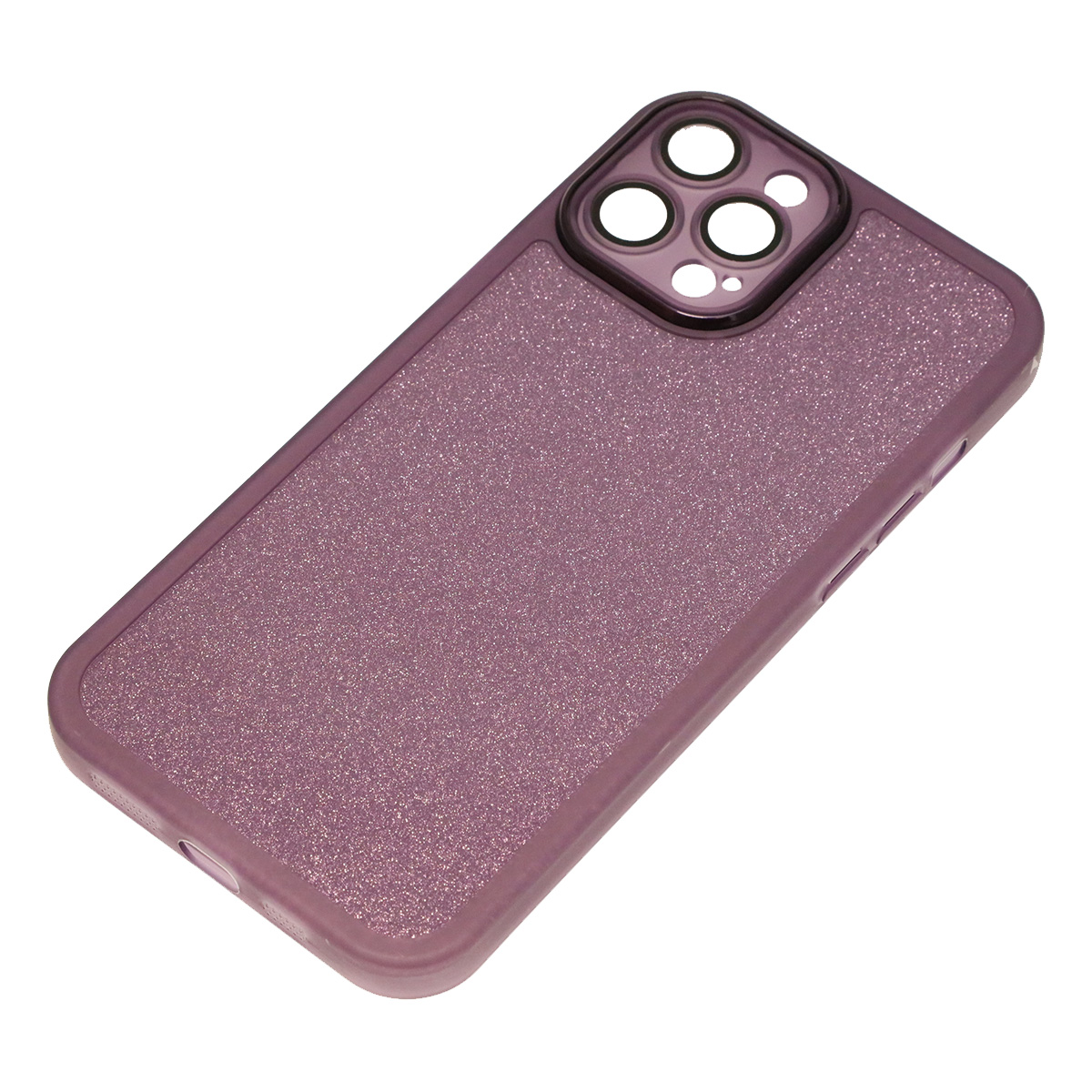 Чехол накладка Shine для APPLE iPhone 12 Pro Max, силикон, блестки, защита камеры, цвет фиолетовый Чехол накладка Shine для APPLE iPhone 12 Pro Max, силикон, блестки, защита камеры, цвет фиолетовый