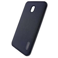Чехол накладка для XIAOMI Redmi 8A, силикон, полоски, цвет темно синий. Чехол накладка для XIAOMI Redmi 8A, силикон, полоски, цвет темно синий.