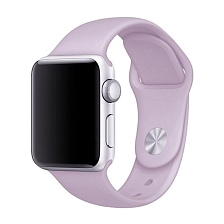 Ремешок для Apple Watch спортивный "Sport", размер 42-44 mm, цвет светло фиолетовый. Ремешок для Apple Watch спортивный "Sport", размер 42-44 mm, цвет светло фиолетовый.