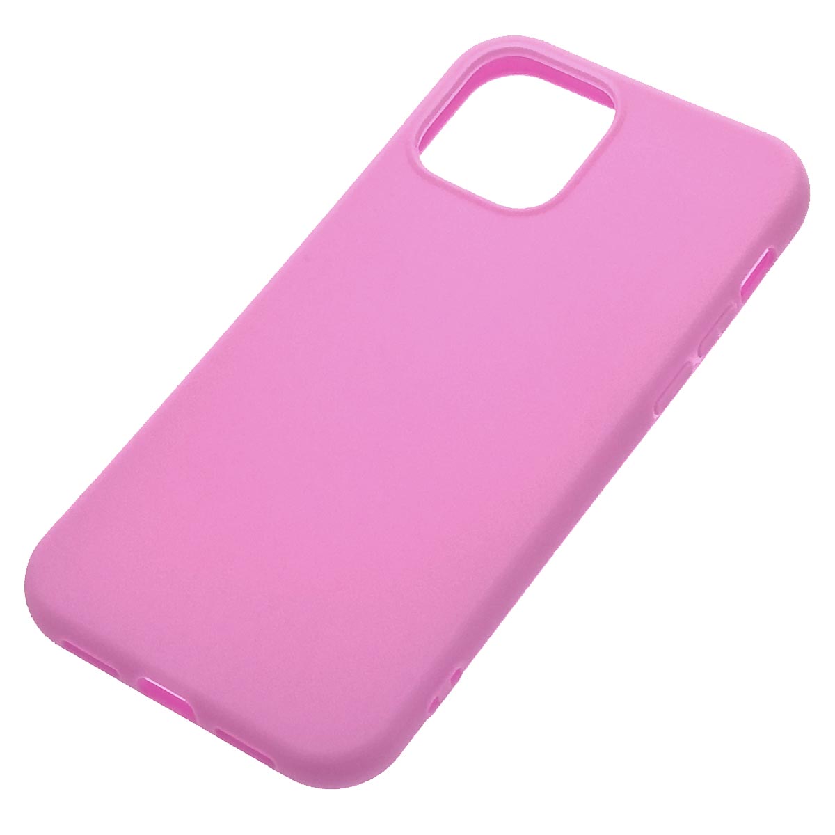 Чехол накладка для APPLE iPhone 12 (6.1"), iPhone 12 Pro (6.1"), силикон, матовый, цвет пурпурный Чехол накладка для APPLE iPhone 12 (6.1"), iPhone 12 Pro (6.1"), силикон, матовый, цвет пурпурный
