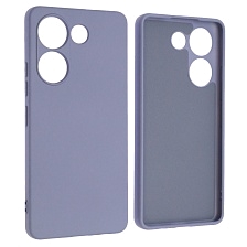 Чехол накладка NANO для TECNO Camon 20 4G, TECNO Camon 20 Pro 4G, защита камеры, силикон, бархат, цвет космический серый Чехол накладка NANO для TECNO Camon 20 4G, TECNO Camon 20 Pro 4G, защита камеры, силикон, бархат, цвет космический серый