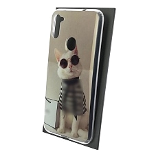 Чехол накладка Vinil для SAMSUNG Galaxy A11 (SM-A115), Galaxy M11 (M115), силикон, рисунок Cat, цвет серый Чехол накладка Vinil для SAMSUNG Galaxy A11 (SM-A115), Galaxy M11 (M115), силикон, рисунок Cat, цвет серый