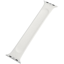 Ремешок для APPLE Watch 38 - 40 мм, размер S, силикон, матовый, цвет белый Ремешок для APPLE Watch 38 - 40 мм, размер S, силикон, матовый, цвет белый