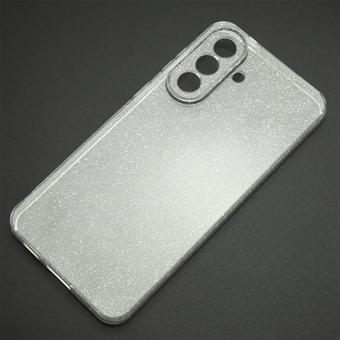 Чехол накладка STARDUST (Clear Case) для SAMSUNG GALAXY A57, защита камеры, с блестками, прозрачный