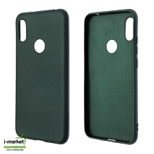 Чехол накладка NANO для HUAWEI Honor 8A, Y6 2019, силикон, бархат, цвет темно зеленый Чехол накладка NANO для HUAWEI Honor 8A, Y6 2019, силикон, бархат, цвет темно зеленый