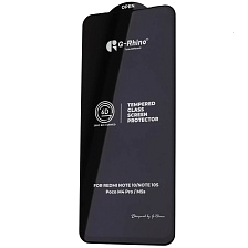Защитное стекло 6D G-Rhino 200C для XIAOMI Redmi Note 10, Redmi Note 10S, POCO M5s, цвет окантовки черный (Тип 1)