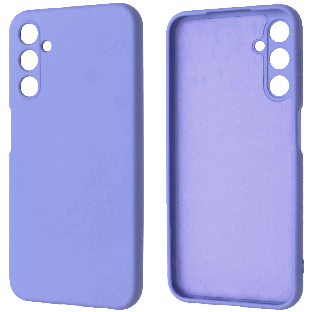 Чехол накладка NANO для SAMSUNG Galaxy A24, защита камеры, силикон, бархат, цвет васильковый