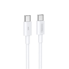 Кабель REMAX RC-C010 c-c USB Type C на USB Type C, 30W, длина 1 метр, цвет белый