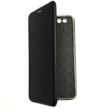 Чехол книжка для HUAWEI P10 Plus, экокожа, визитница, цвет черный
