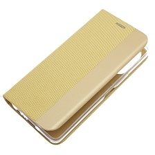 Чехол книжка MESH для TECNO Camon 19, Camon 19 Pro, текстиль, силикон, бархат, визитница, цвет золотистый