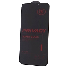 Защитное стекло Антишпион BRAUFFEN для APPLE iPhone XR, iPhone 11, цвет окантовки черный