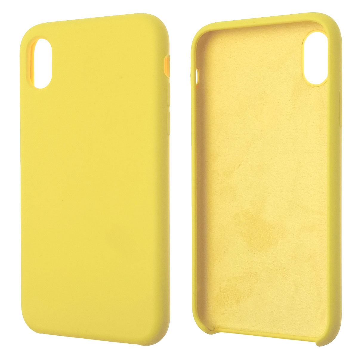 Чехол накладка Silicon Case для APPLE iPhone XR, силикон, бархат, цвет светло песочный Чехол накладка Silicon Case для APPLE iPhone XR, силикон, бархат, цвет светло песочный