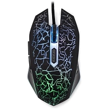 Мышь игровая ОКЛИК (OKLICK) 896G проводная, оптическая, Led подсветка, 12800 DPI, коврик в комплекте, цвет черный Мышь игровая ОКЛИК (OKLICK) 896G проводная, оптическая, Led подсветка, 12800 DPI, коврик в комплекте, цвет черный