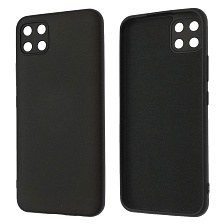Чехол накладка NANO для Realme C11 2020, силикон, бархат, цвет черный Чехол накладка NANO для Realme C11 2020, силикон, бархат, цвет черный