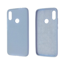 Чехол накладка Silicon Cover для XIAOMI Redmi Note 7, силикон, бархат, цвет небесно синий Чехол накладка Silicon Cover для XIAOMI Redmi Note 7, силикон, бархат, цвет небесно синий
