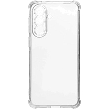 Чехол накладка для SAMSUNG Galaxy A57, защита камеры, усиленные края, силикон, цвет прозрачный