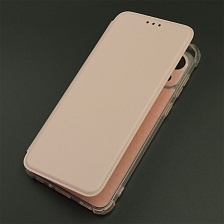 Чехол книжка для SAMSUNG Galaxy A03 Core (SM-A032F), экокожа, визитница, цвет розовый песок Чехол книжка для SAMSUNG Galaxy A03 Core (SM-A032F), экокожа, визитница, цвет розовый песок