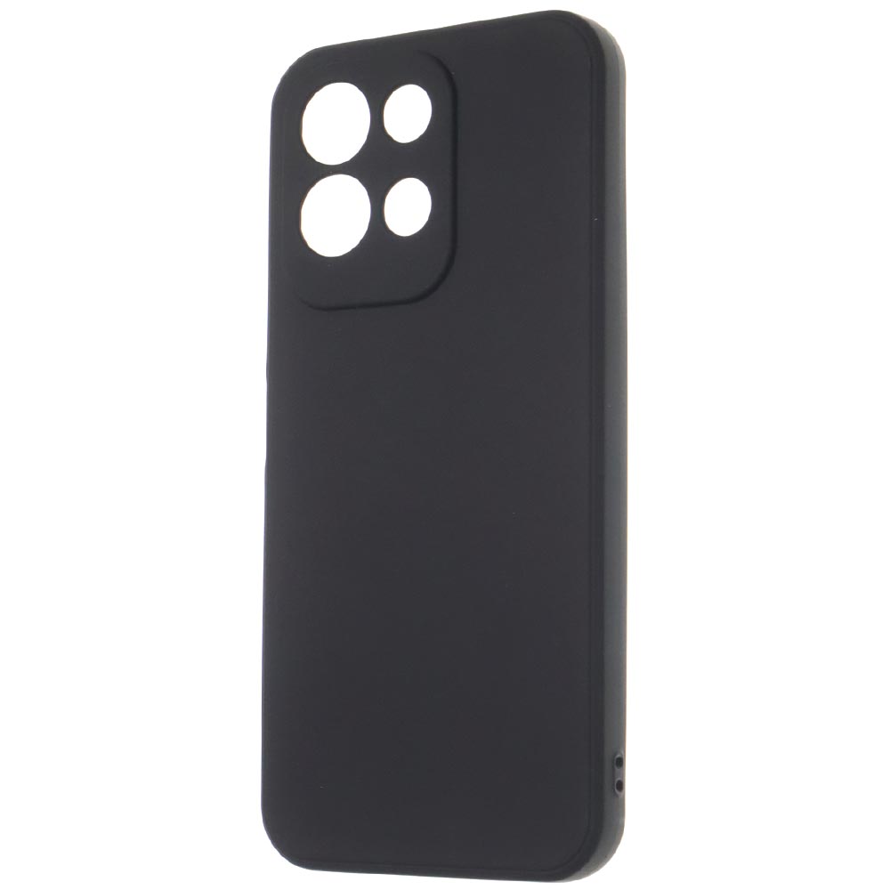 Чехол накладка для XIAOMI Redmi 17, защита камеры, силикон, бархат, цвет черный