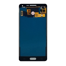 Дисплей в сборе с тачскрином для SAMSUNG Galaxy A5 2015 (SM-A500), тип OLED, цвет синий.