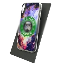 Чехол накладка для APPLE iPhone X, iPhone XS, силикон, глянцевый, рисунок Star Wars Coffee Чехол накладка для APPLE iPhone X, iPhone XS, силикон, глянцевый, рисунок Star Wars Coffee