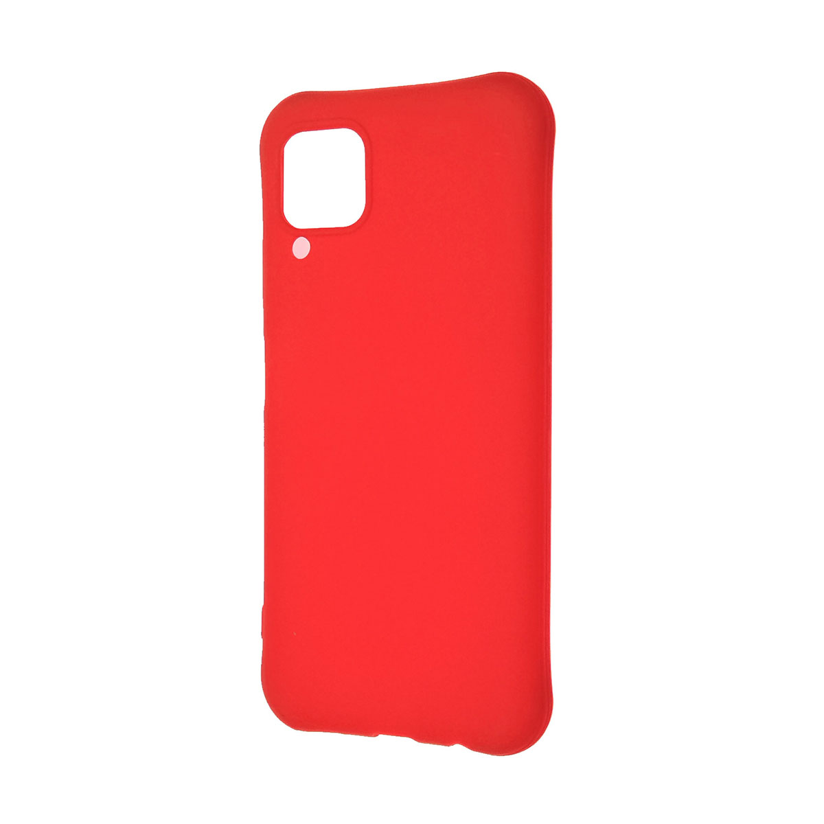 Чехол накладка SLIM MATTE для HUAWEI P40 Lite, Nova 6 SE, Nova 7i, силикон, матовый, цвет красный.